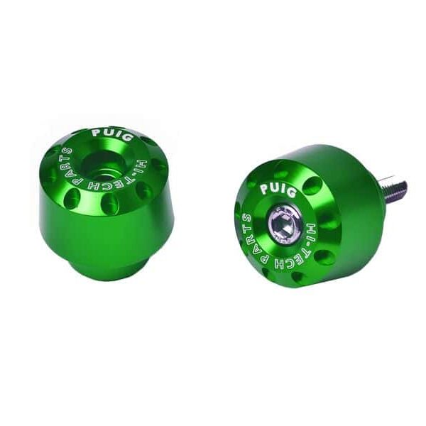 Puig Bar End Aluminum Corto Kawasaki Z650 C/Green