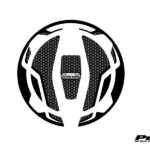 Puig Fuel Cap Cover Mod. Naked Kawasaki C/Grey