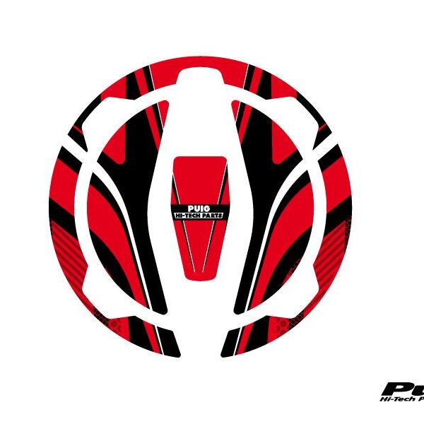 Puig Fuel Cap Cover Mod. Radikal Kawasaki C/Red