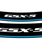 Puig Kit 8 Rim Strips Gsxs C/Blue