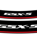 Puig Kit 8 Rim Strips Gsxs C/Red