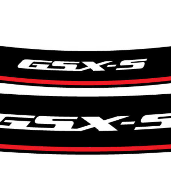Puig Kit 8 Rim Strips Gsxs C/Red