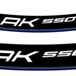 Puig Kit 8 Rim Strips Kymco Ak550 C/Blue