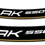 Puig Kit 8 Rim Strips Kymco Ak550 C/Gold