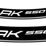 Puig Kit 8 Rim Strips Kymco Ak550 C/Silver