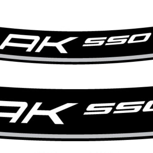 Puig Kit 8 Rim Strips Kymco Ak550 C/Silver