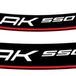 Puig Kit 8 Rim Strips Kymco Ak550 C/Red