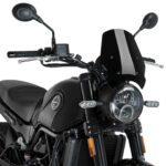 Puig Winds.New Generation Benelli Leoncino 500 C/Black