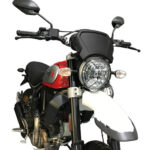 Puig Aluminium Front Plate For Ducati Scrambler C/Blac