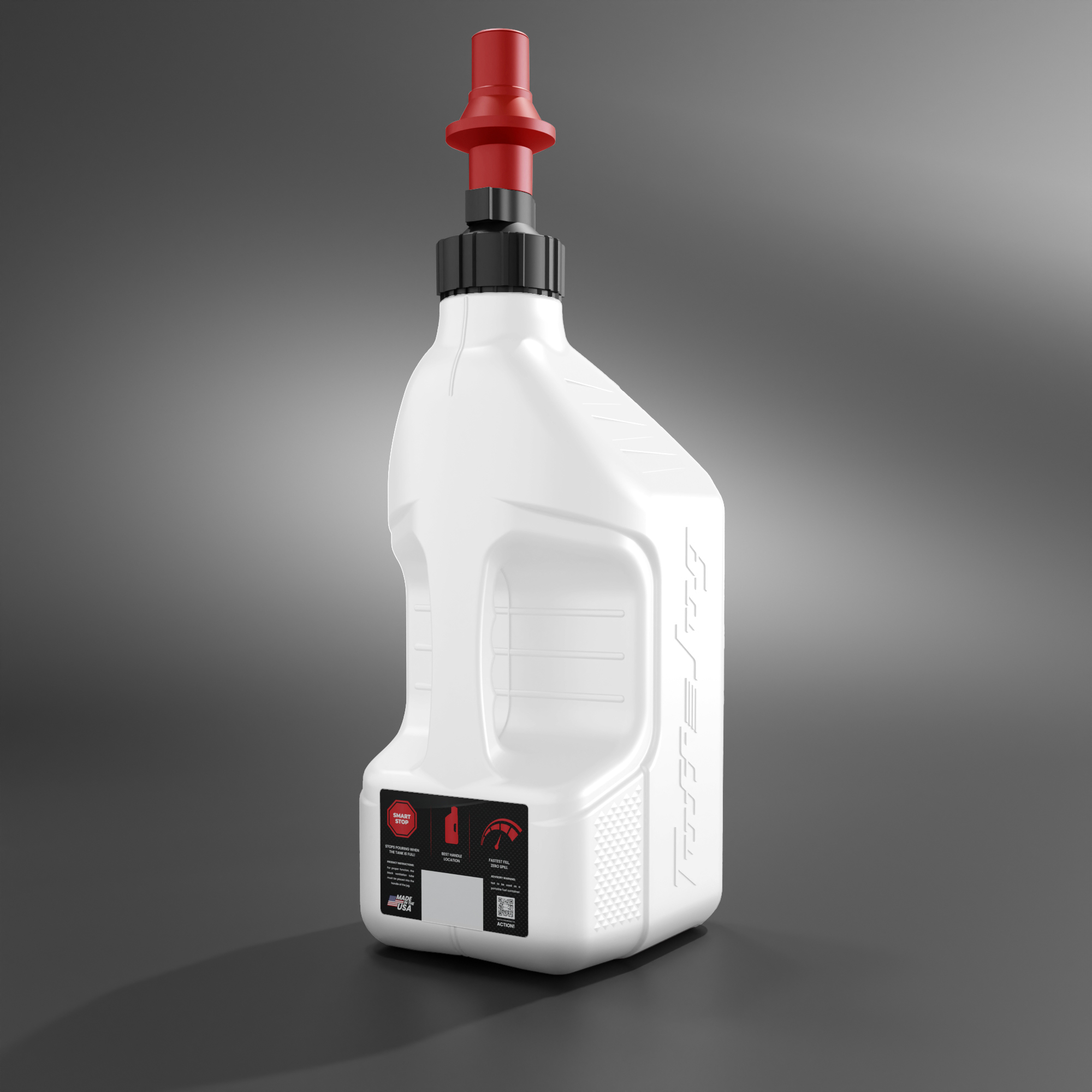 Tuff Jug 10L White w/ Red Ripper Cap (GEN 3)