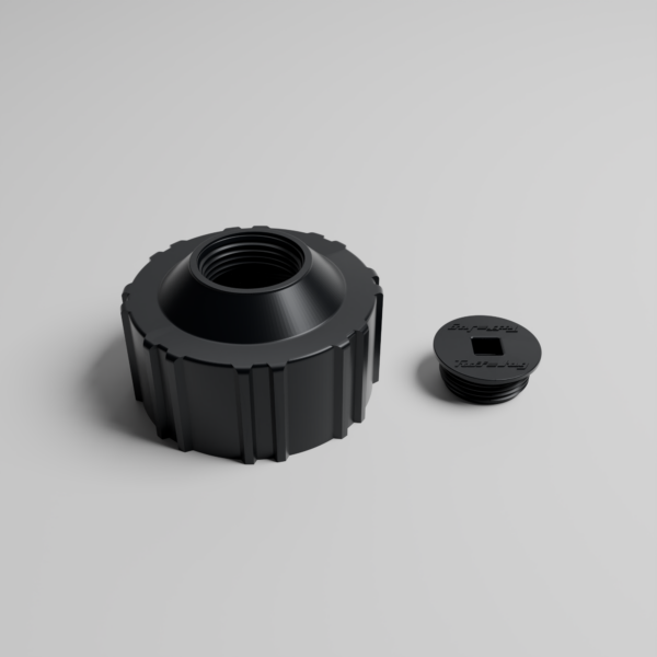 Tuff Jug Standard Cap w/ Plug - Black (GEN 3)