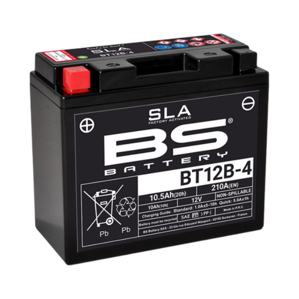 BS Battery BT12B-4 (FA) SLA - Sealed & Activated
