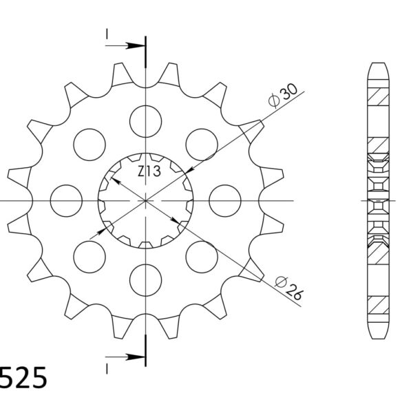 Supersprox Front sprocket 1183.18