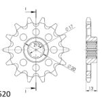Supersprox Front Sprocket 125-14.1