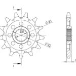 Supersprox Front sprocket 1323.12