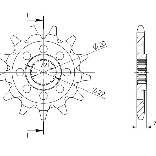 Supersprox Front sprocket 1323.12