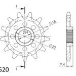 Supersprox / JT Front sprocket 1324.13