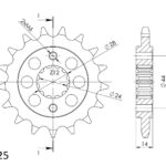 Supersprox Front sprocket 1372.17
