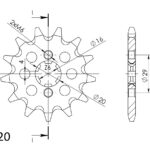 Supersprox / JT Front sprocket 422.14