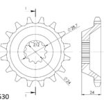 Supersprox / JT Front sprocket 528.17