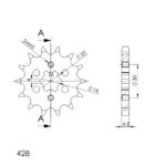 Supersprox Front sprocket 548.13