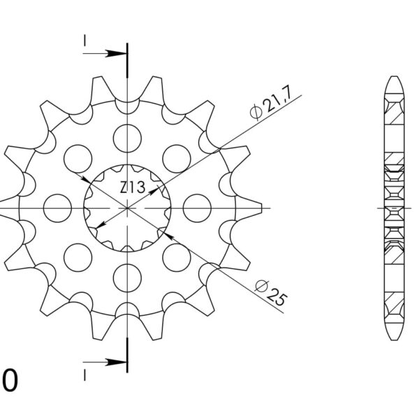 Supersprox Front sprocket 565.15