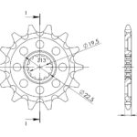 Supersprox / JT Front sprocket 825.13 SC