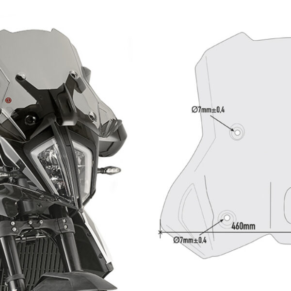 Givi Specific fitting kit for 7710DT7710D