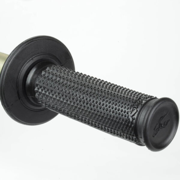 Renthal Grips Ultra-Tacky™ Half Waffle Tapered Dual Comp -BK