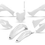 UFO Plastic kit 5-parts White KX250F 25-.. KX450F 24-..