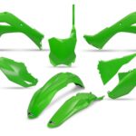 UFO Plastic kit 5-parts OEM Green KX250F 25-.. KX450F 24-..