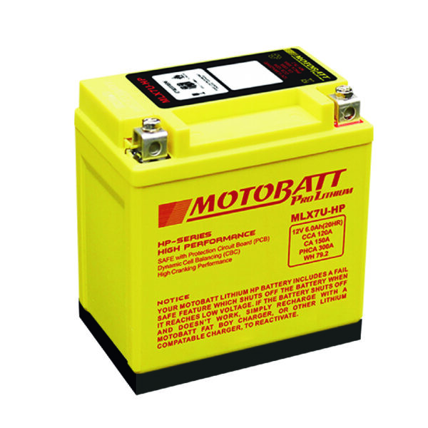 Motobatt Lithium battery MLX7U-HP