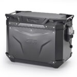 Givi Trekker Outback EVO Black alum. side-case left, 48 ltr, sold without lock