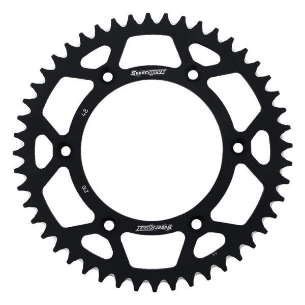 Supersprox Rear Sprocket Alu RAL-210:48 Black