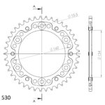 Supersprox Stealth Rear sprocket Black