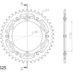 Supersprox Stealth Rear sprocket Orange