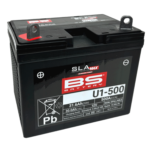 BS Battery U1-500 (FA) SLA MAX - Sealed & Activated