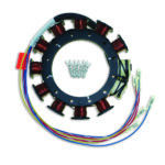 Cdi Elec. Mercury/Force Stator - 2/3/4 Cyl. (9 Amp) 40-125HP