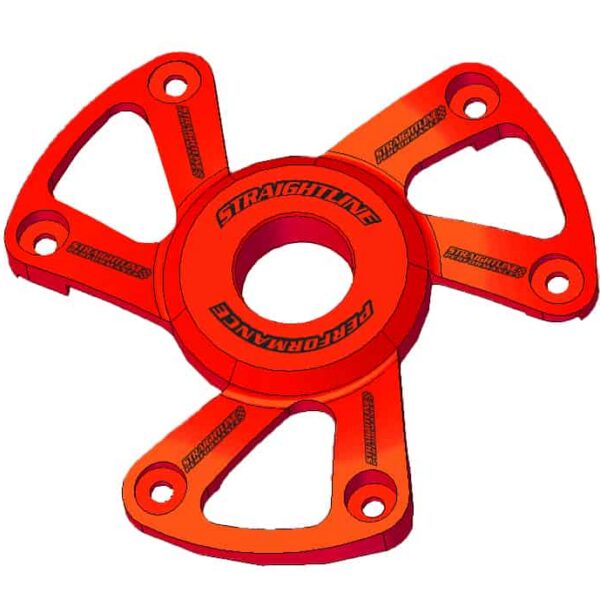 SPI Billet Clutch CoverPolaris P22 - Anodized Red 2022-