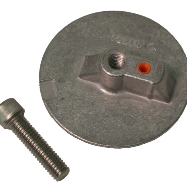 Anode alu Trim Tab Flat Mercury/Mercruiser