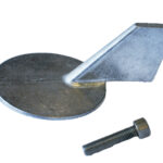 Anode alu Trim Tab Yamaha 50-90HP