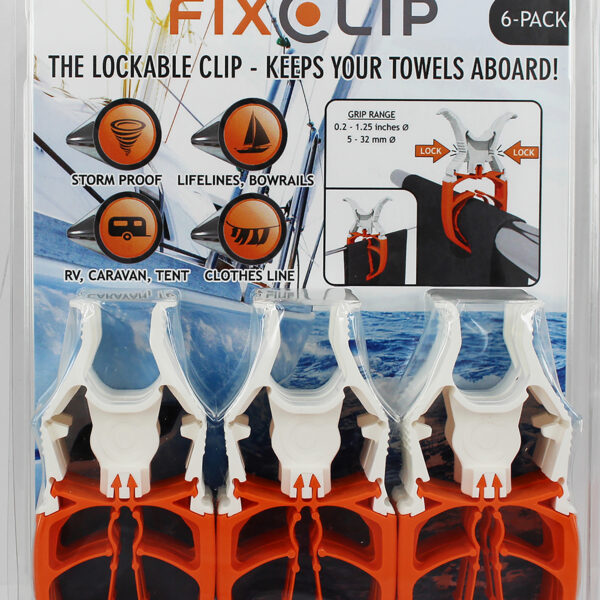 FIXCLIP 6-pack white