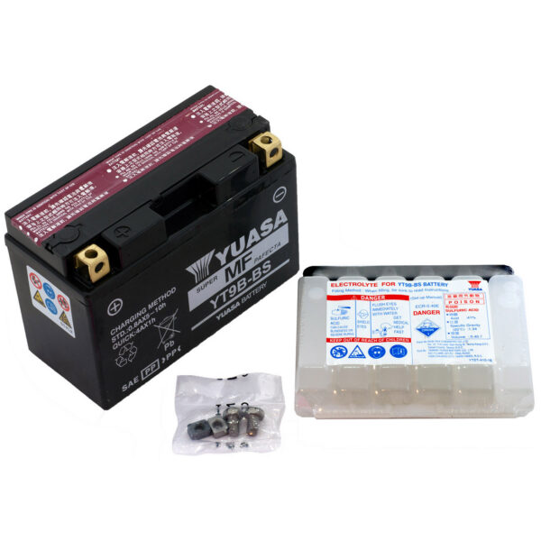 Yuasa BatteryYT9B-BS (YT9B-4) (cp) with acidpack (6)