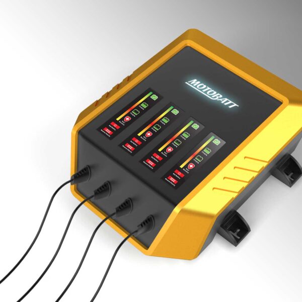 Motobatt 4-Bank 9 step charger 12V 2.0 Amp