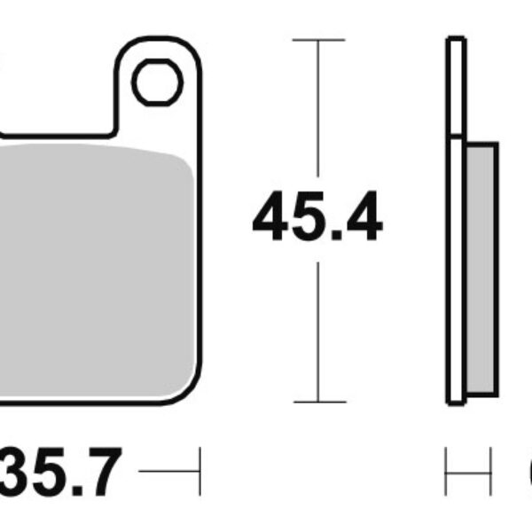 Sbs Brakepads Ceramic (559HF)