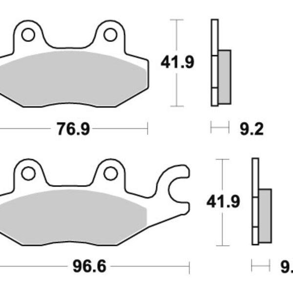 Sbs Brakepads Ceramic (688HF)