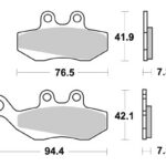 Sbs Brakepads Ceramic (689HF)