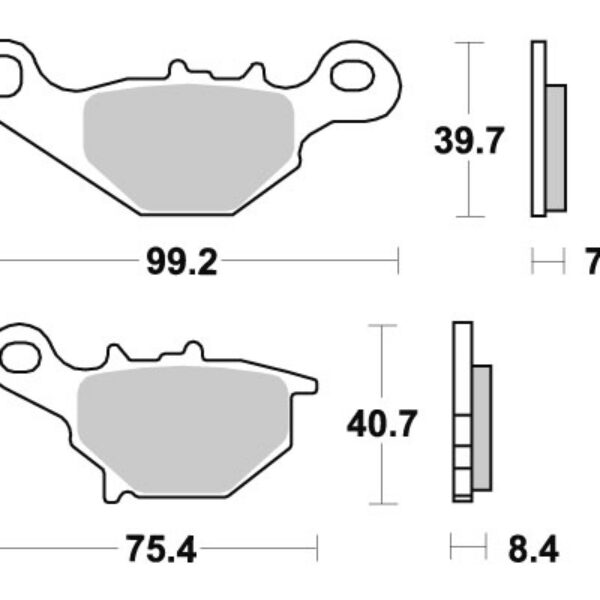Sbs Brakepads Carbon Tech