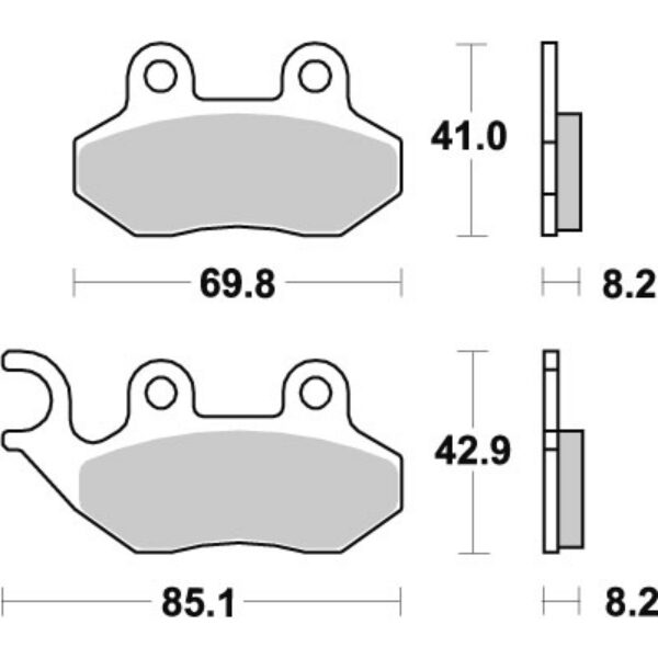 Sbs Brakepads Carbon Tech
