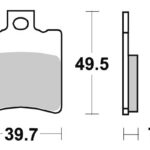 Sbs Brakepads Ceramic (725HF)